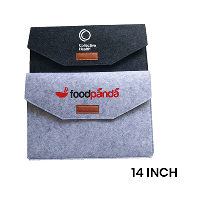 14'' Wool Felt iPad Pouch 01