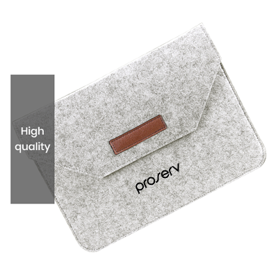 15.4'' Wool Felt iPad Pouch 05