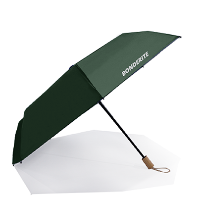 21'' 3 Fold Umbrella with Wooden Handle 08