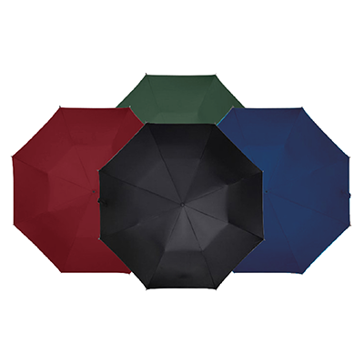 21'' 3 Fold Umbrella with Wooden Handle 09