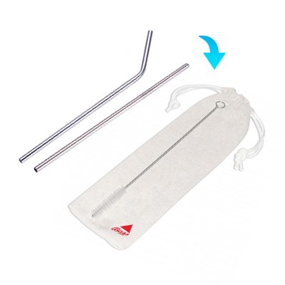 3-in-1 Stainless Steel Drinking Straw Canvas Set 09