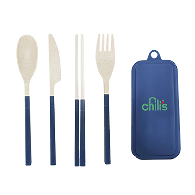 4-in-1 Colour Eco-Cutlery Set 01