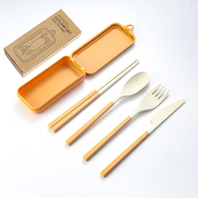 4-in-1 Colour Eco-Cutlery Set 05