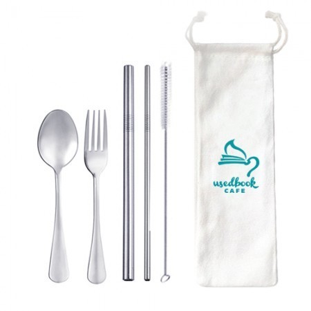 5-in-1 304 Stainless Steel Straw and Cutlery Set 02 01