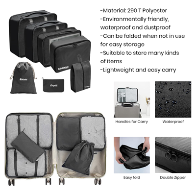 7-In-1 Polyester Travel Organizer Set 09