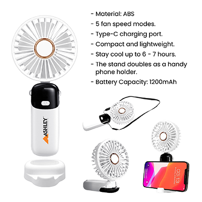 AIR foldable Handheld Fan – 1200mAh 11