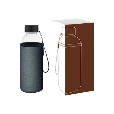 ARCANE Glass Bottle With Neoprene Pouch – 500ml 10