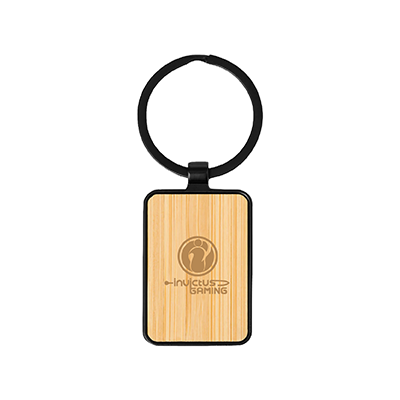 Bamboo Black Metal Key Holder 01