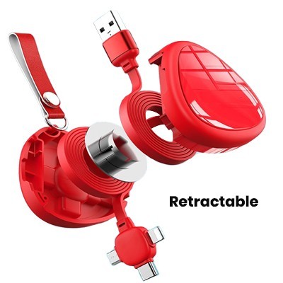 BLISS 3-in-1 Retractable USB Fast Charging Cable 05