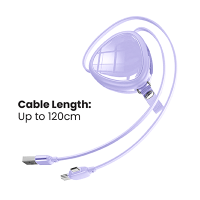 BLISS 3-in-1 Retractable USB Fast Charging Cable 09