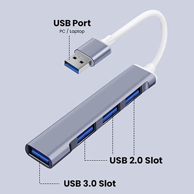 BOLT 4-in-1 USB 3.0 Hub 05