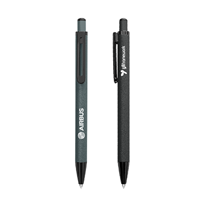 CHROME Coated Aluminum Press Action Ball Pen 01