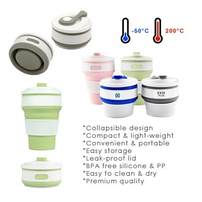 Collapsible Silicone Travel Cup - 350ml 06