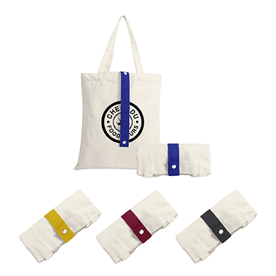 COLOR Strap Foldable Canvas Bag – 8oz (340×400) 01