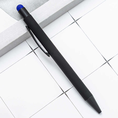 COLOUR Press Action Metal Ball Pen with Stylus 07