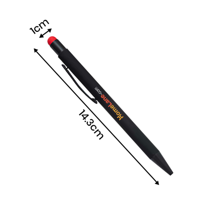 COLOUR Press Action Metal Ball Pen with Stylus 11