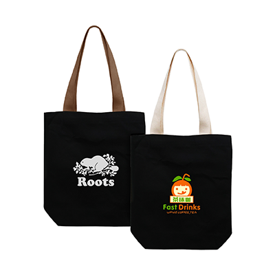 Colour Strip Black Canvas Bag V2 – 10oz (400x350x100) 01