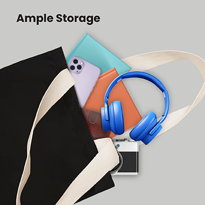 Colour Strip Black Canvas Bag V2 – 10oz (400x350x100) 07