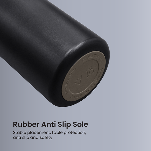 CUP Stainless Steel Vacuum Thermos Flask with Handle - 600ml 07