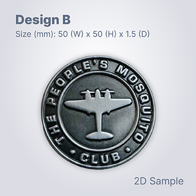 Custom Made Die Struck Collar Pin 04