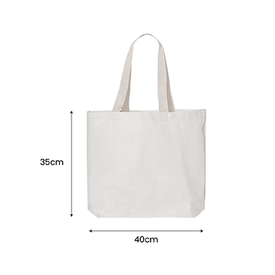 Duo Tone Canvas Bag Webbing Handle – 12oz (350x400x100) 06