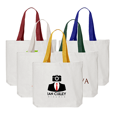 Duo Tone Canvas Bag Webbing Handle – 12oz (350x400x100) 01