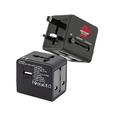 EASY Travel Adapter 1 USB + 1 Type-C Charger 01