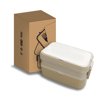 ECO Bamboo 2 Tier Lunch Box - 1200ml 08