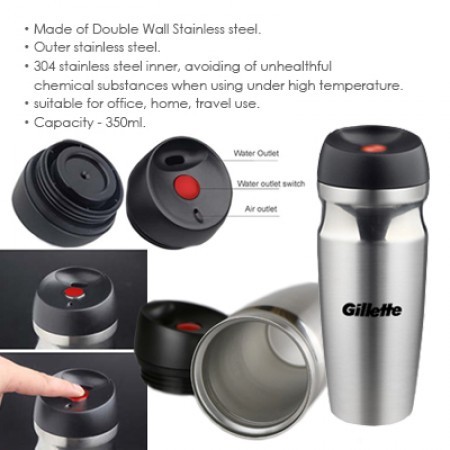 REDDOT Double Wall Stainless Steel Thermos - 350ml 05