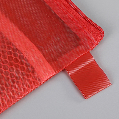 Frosted PVC Organizer with Net Divider – A5 Size 04