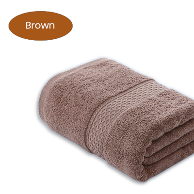Full Cotton Bath Towel with Drawstring Pouch (1400x700) - 460g 07