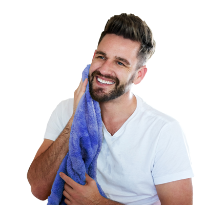 Full Cotton Bath Towel with Drawstring Pouch (1400x700) - 460g 09