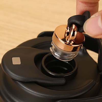 GOLD Dual Lid 316 S.Steel Bottle with Straw Handle – 500ml 05