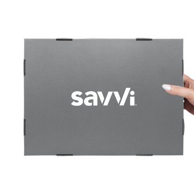 Grey Gift Box 1 Compartment with Shredded Paper- L Size 01