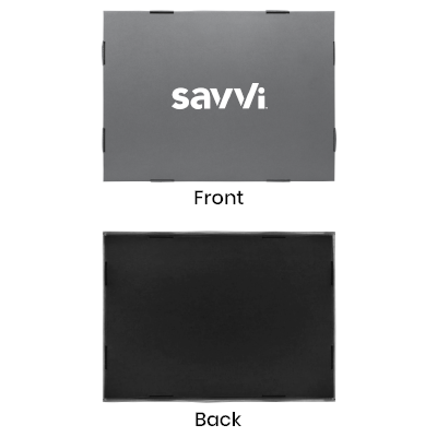 Grey Gift Box 1 Compartment with Shredded Paper- L Size 05