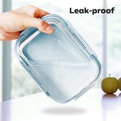 High Borosilicate Glass Lunch 1 Compartment - 1040ml 05