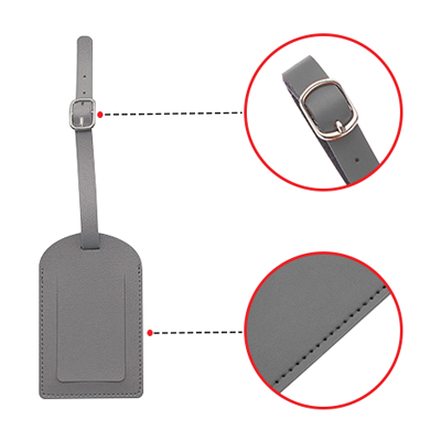 HIS PU Luggage Tag Holder 08