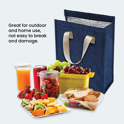 Insulated Thermal Polyester Lunch Cooler Bag – L 07