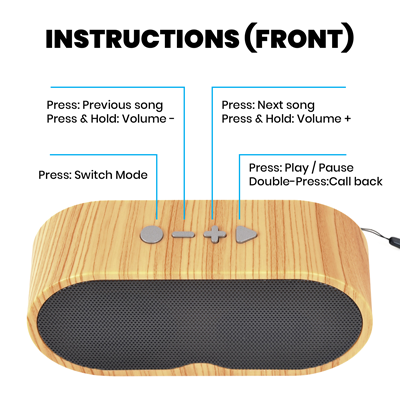KELLY Portable Bluetooth Speaker - 1200mAh Battery 06