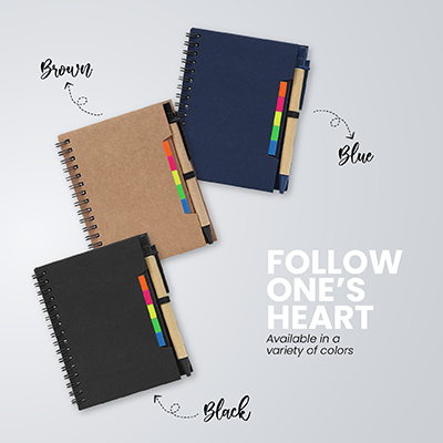 KRAFT Eco-Notebook with Pen 07