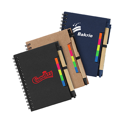 KRAFT Eco-Notebook with Pen 01