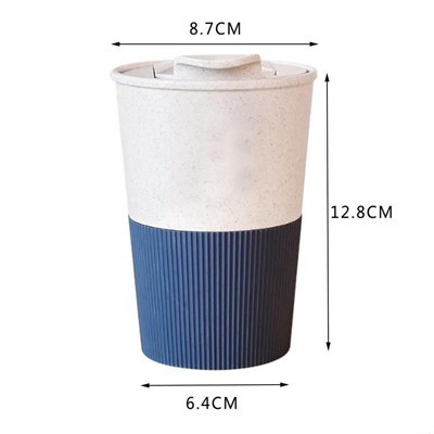 LATTE Eco-Wheat Tumbler with Silicone Holder - 350ml 11