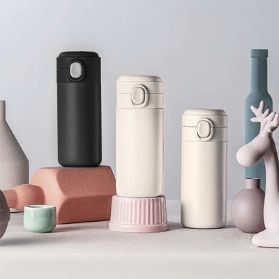 LUNA Mini Stainless Steel Thermos Flask - 320ml 03