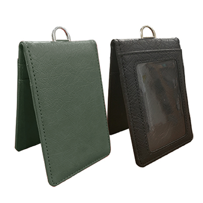 Magnetic PU ID Holder Flip Open Wallet 06