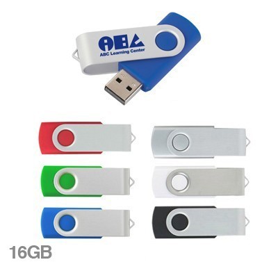 Metal Swivel Color Coated USB Flash Drive - 16GB 04