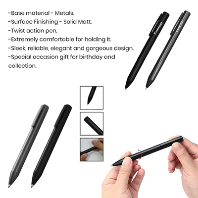 MI Twist Action Metal Ball Pen 09