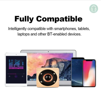 Mini Nelson Wooden Bluetooth Speaker - 400mAh Battery 07