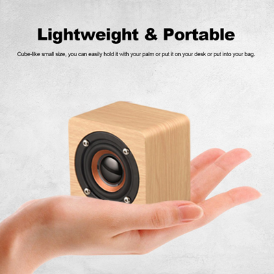 Mini Nelson Wooden Bluetooth Speaker - 400mAh Battery 05