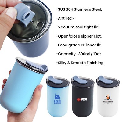 MUGG Stainless Steel Mug with Top Lid - 300ml 13