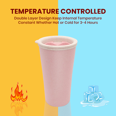 Natural Eco-Wheat Tumbler - 400ml 09